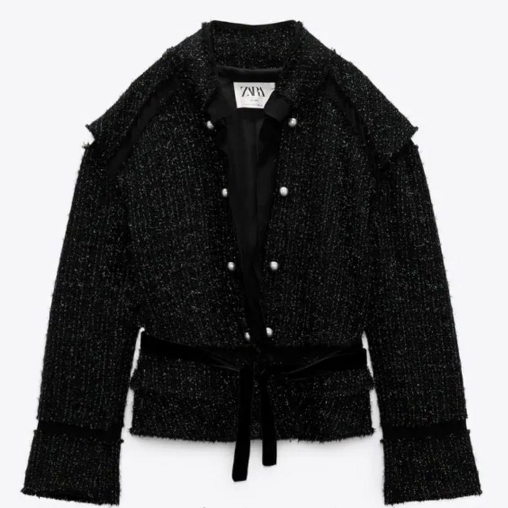 Zara Limited Edition Chanel Tweed Jacket